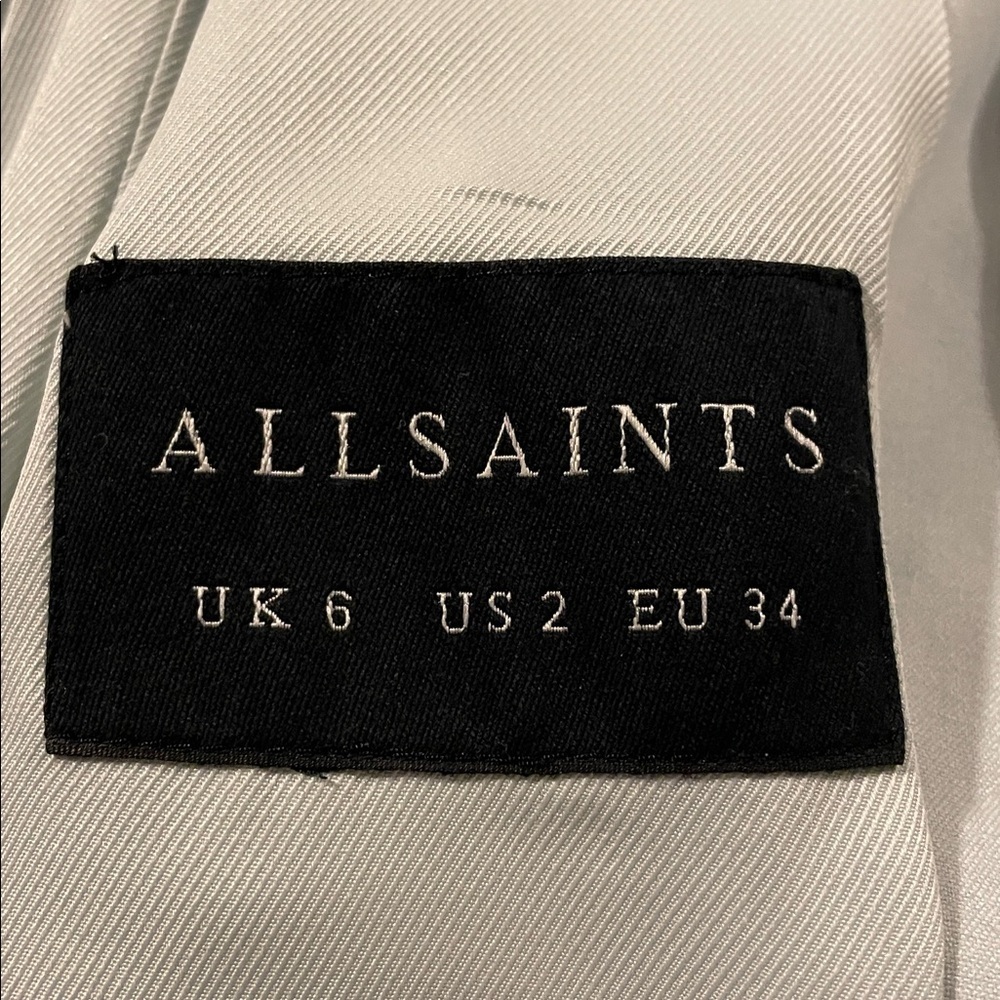 All Saints Ice Blue Jacket - Picture 3 of 4